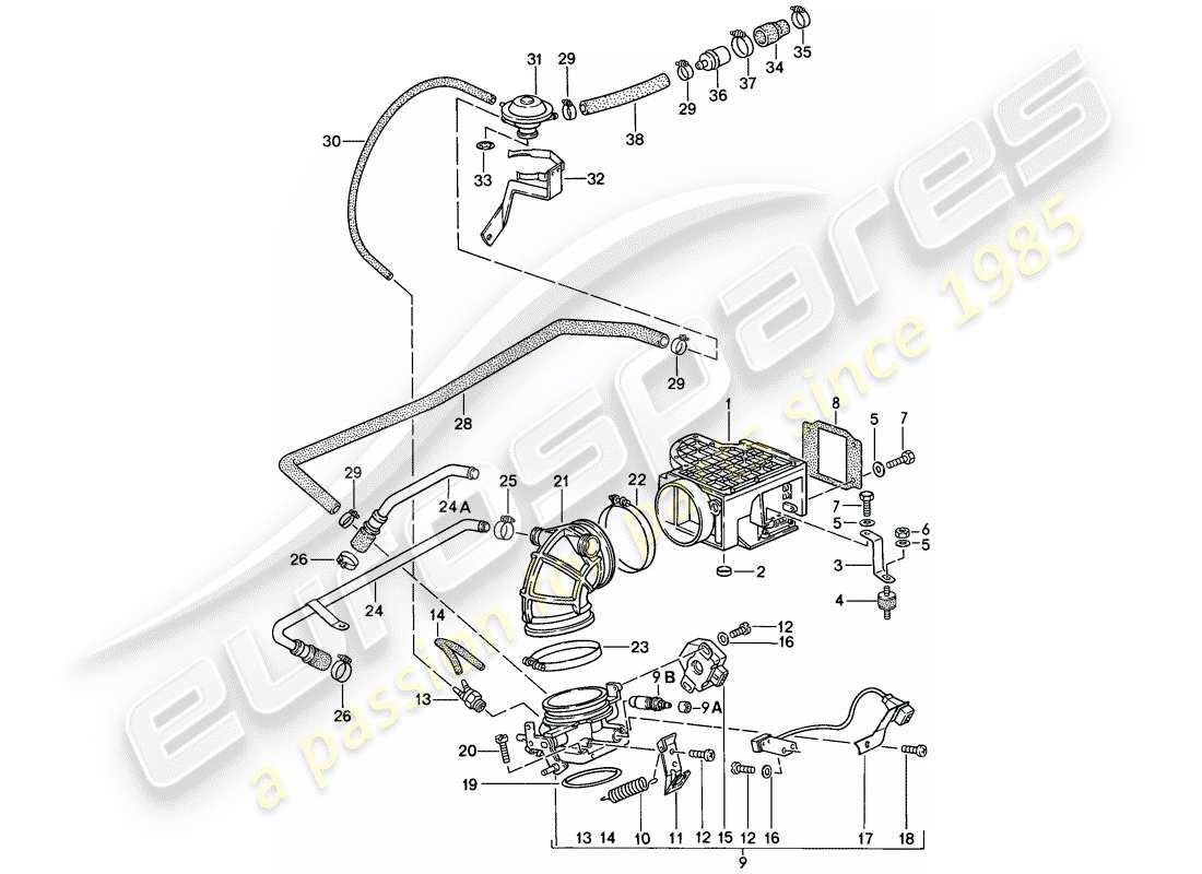 porsche 1986 (911) for - l-jetronic i part diagram