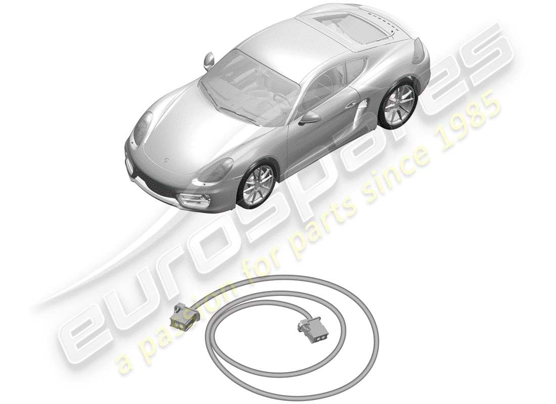 porsche 2016 (981 cayman) wiring harnesses part diagram