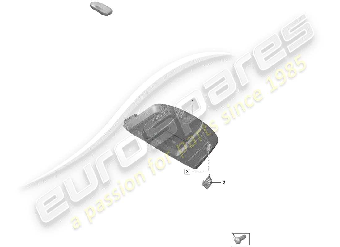 porsche 2019 (992-1) bracket part diagram