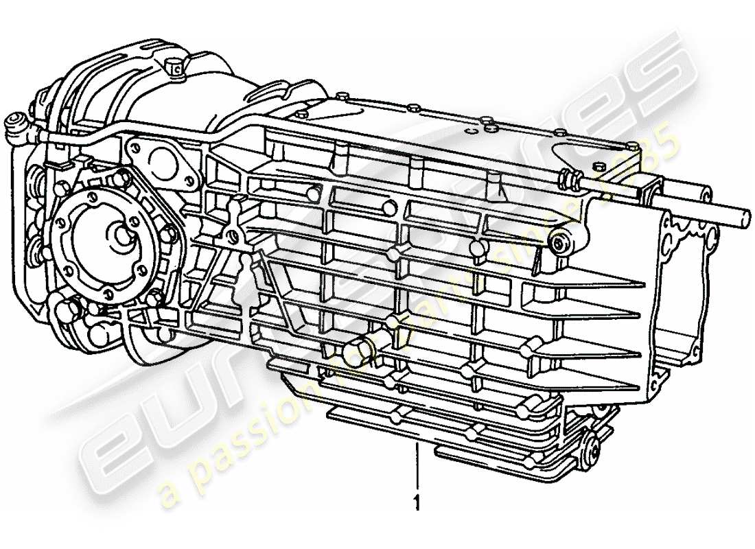 porsche replacement catalogue (2010) manual gearbox part diagram