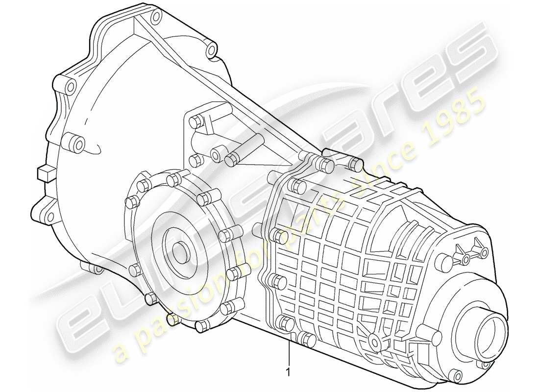 porsche replacement catalogue (2008) manual gearbox part diagram