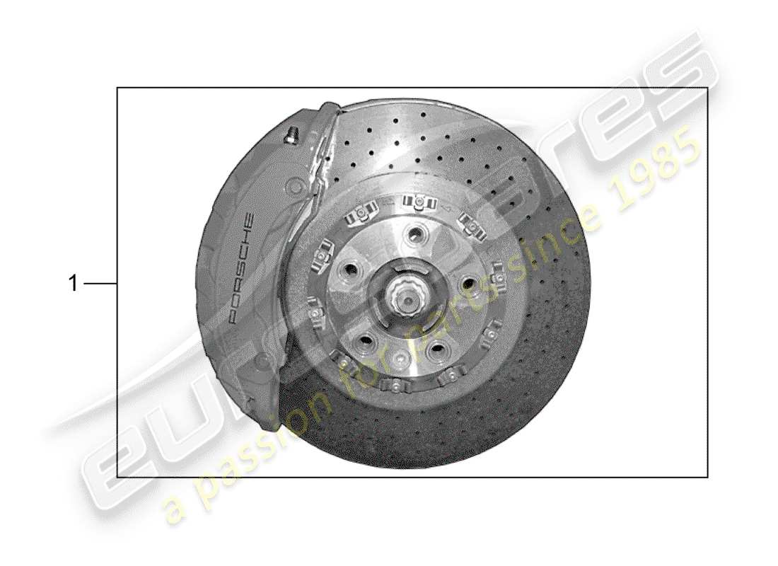 porsche 2008 (tequipment cayenne) brake part diagram
