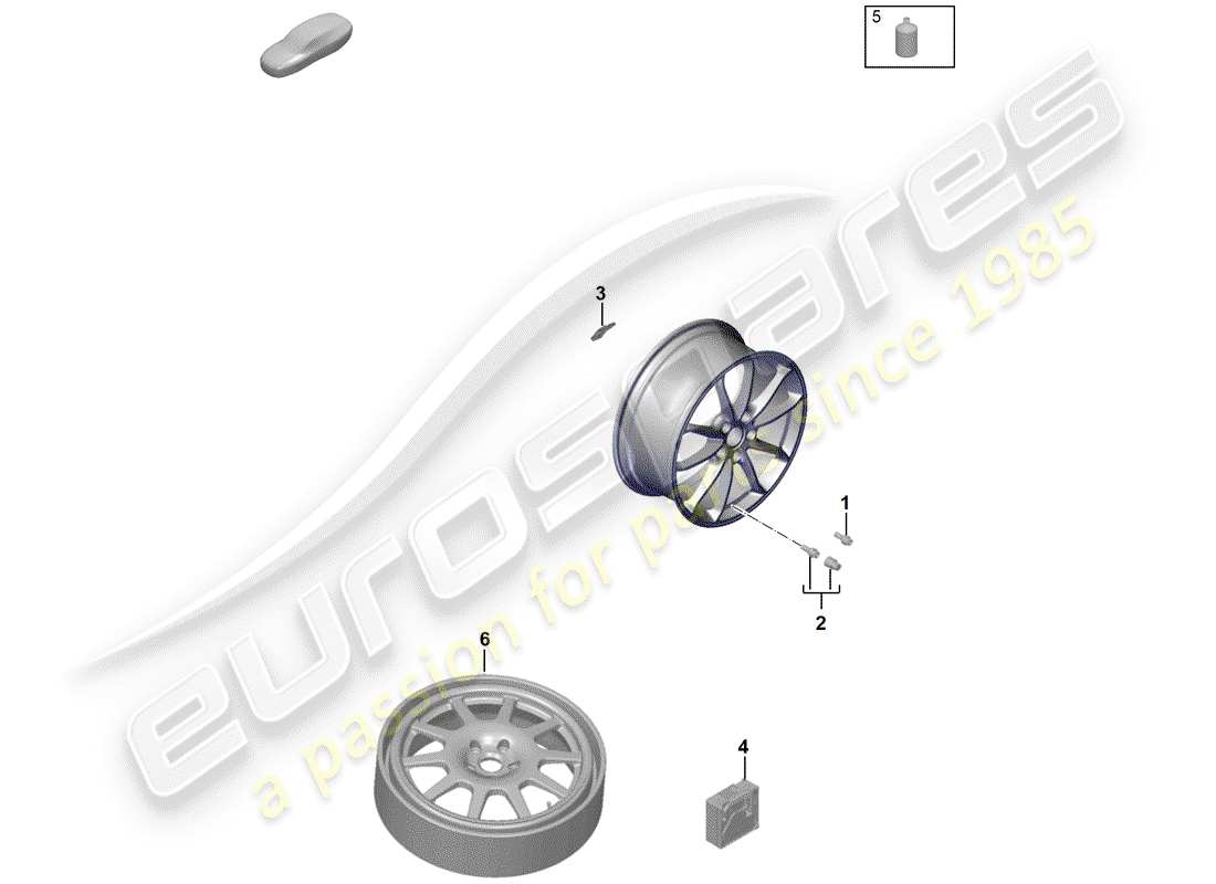 porsche 2019 (718 boxster spyder) single parts part diagram