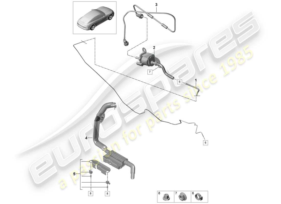 porsche 2017 (panamera 971-1) additional heater part diagram
