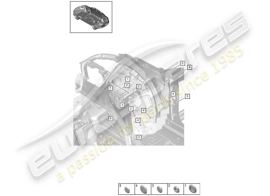 porsche 2019 (macan) plug part diagram