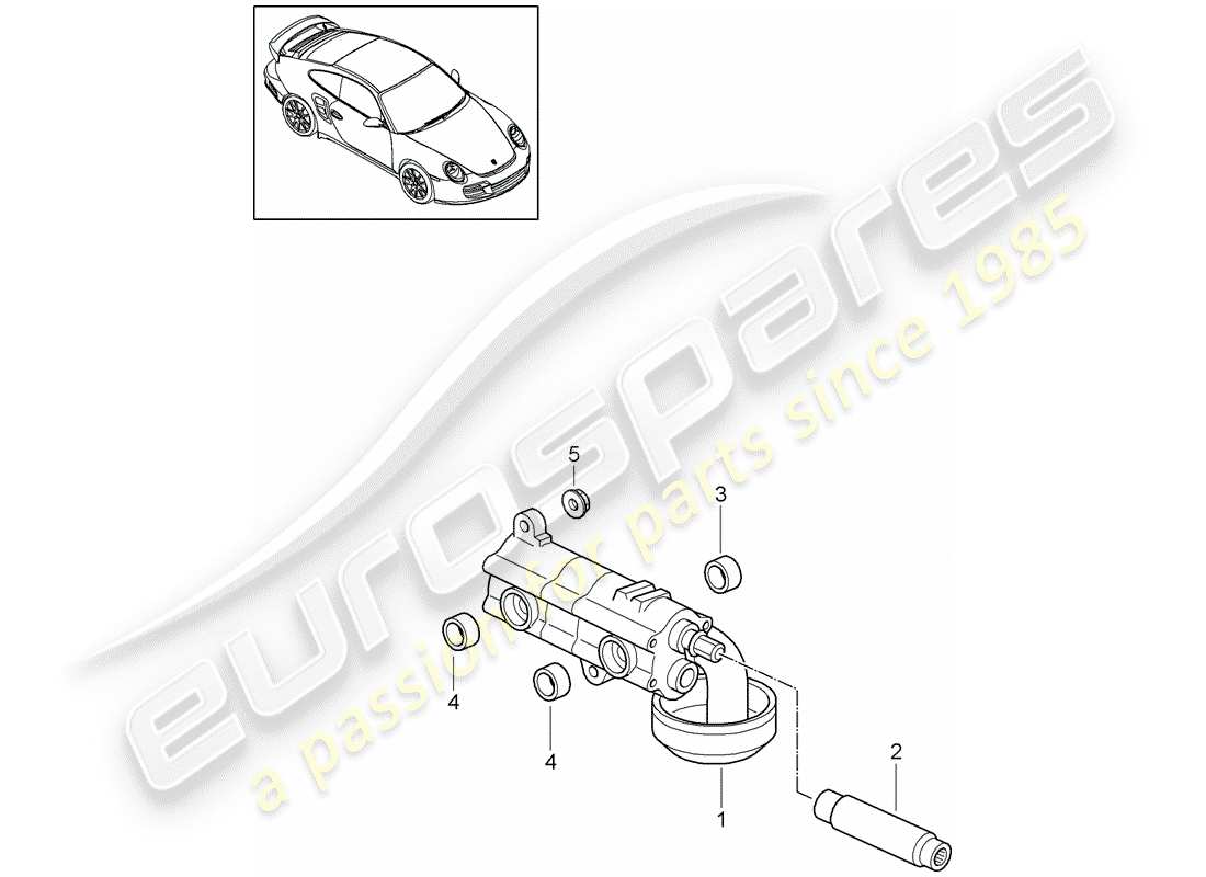 porsche 2011 (997-2 turbo / gt2 rs) oil pump part diagram