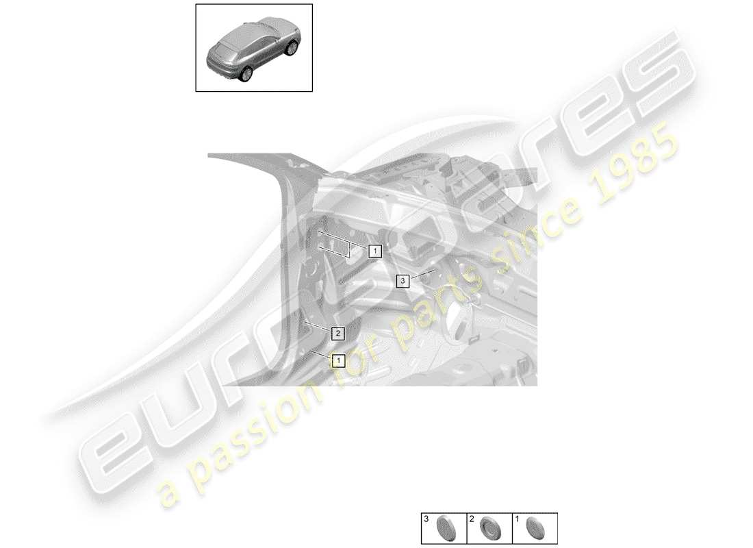 porsche 2019 (macan) plug part diagram