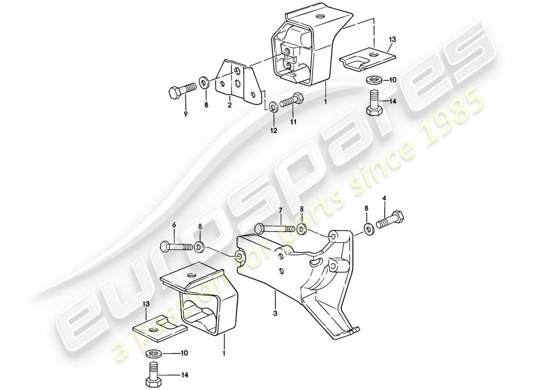 porsche 1976 (924) transmission suspension - automatic transmission parts diagram