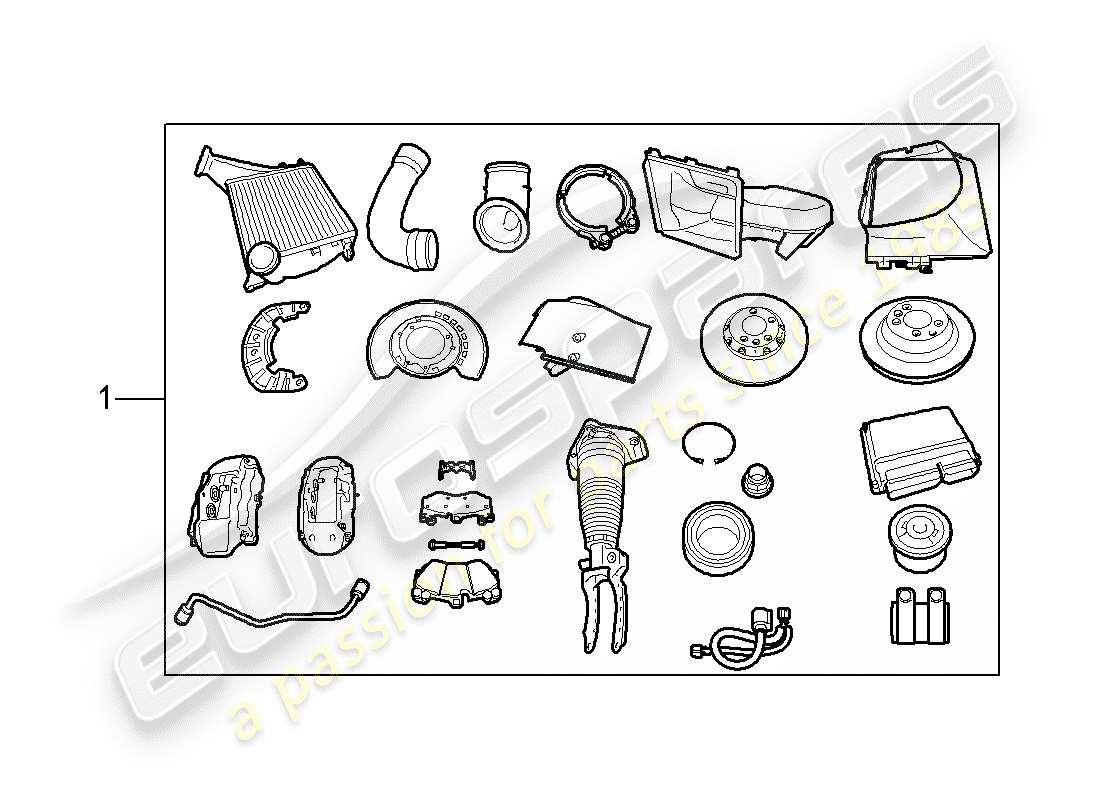 porsche 2010 (tequipment cayenne) engine part diagram