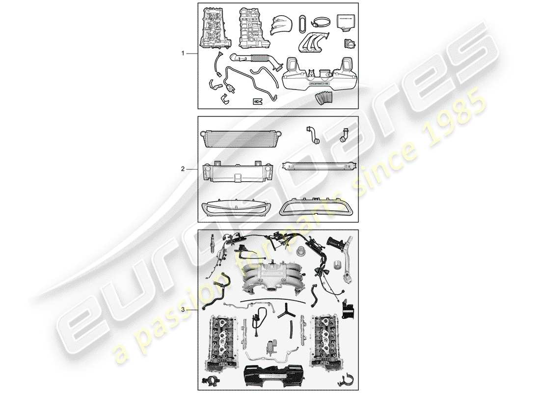 porsche tequipment catalogue (2003) engine parts diagram