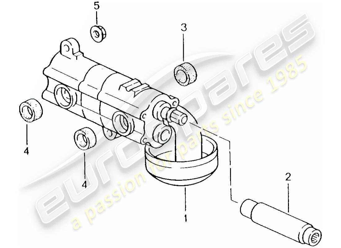 porsche 996 t/gt2 (2002) oil pump parts diagram