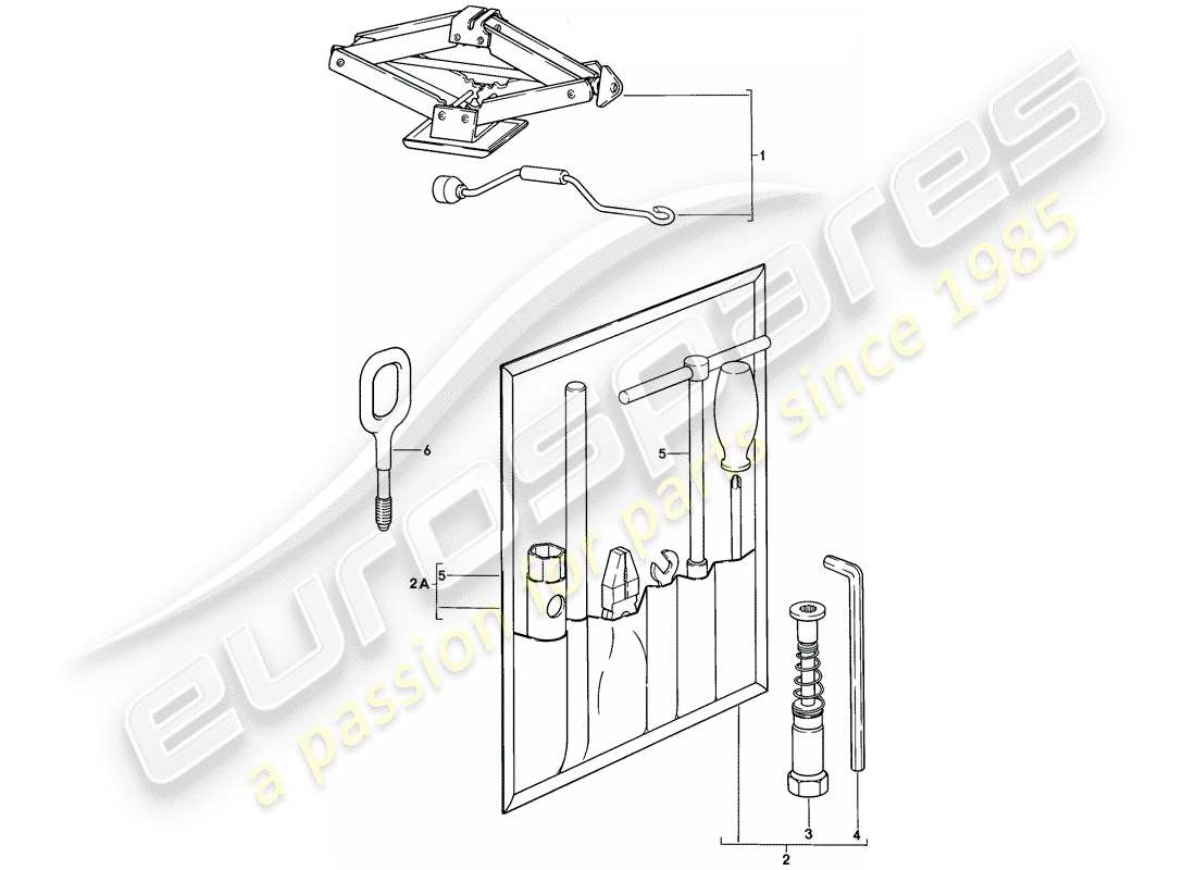 porsche 1985 (924) accessories - - weiteres zubehoer im classic - katalog (modell: cla) part diagram