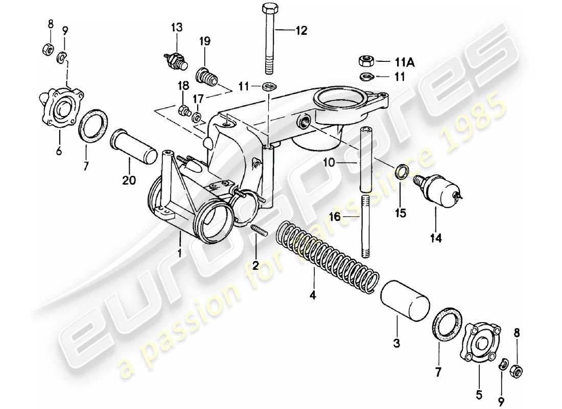 porsche 1978 (911) k-jetronic - ii part diagram