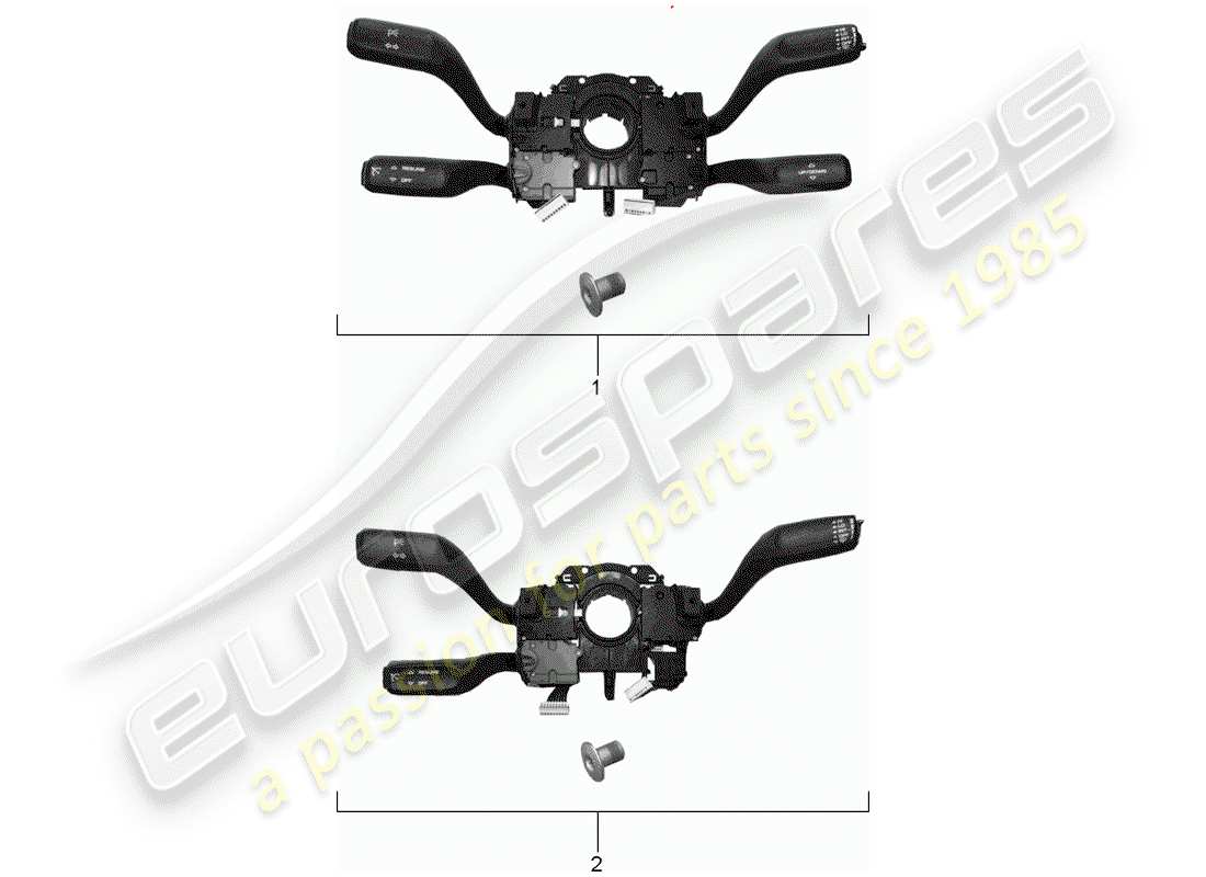 porsche 2016 (tequipment 98x/99x) cruise control system part diagram