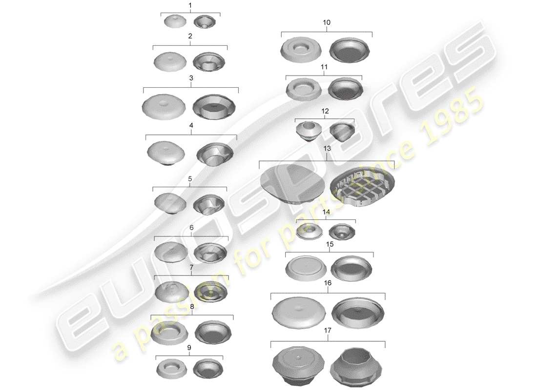 porsche 2012 (981 boxster) plug part diagram