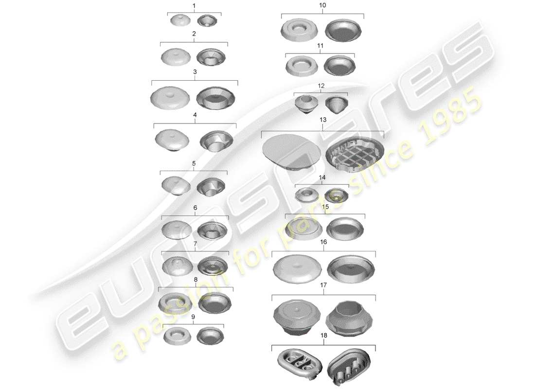 porsche 2013 (981 boxster) plug parts diagram