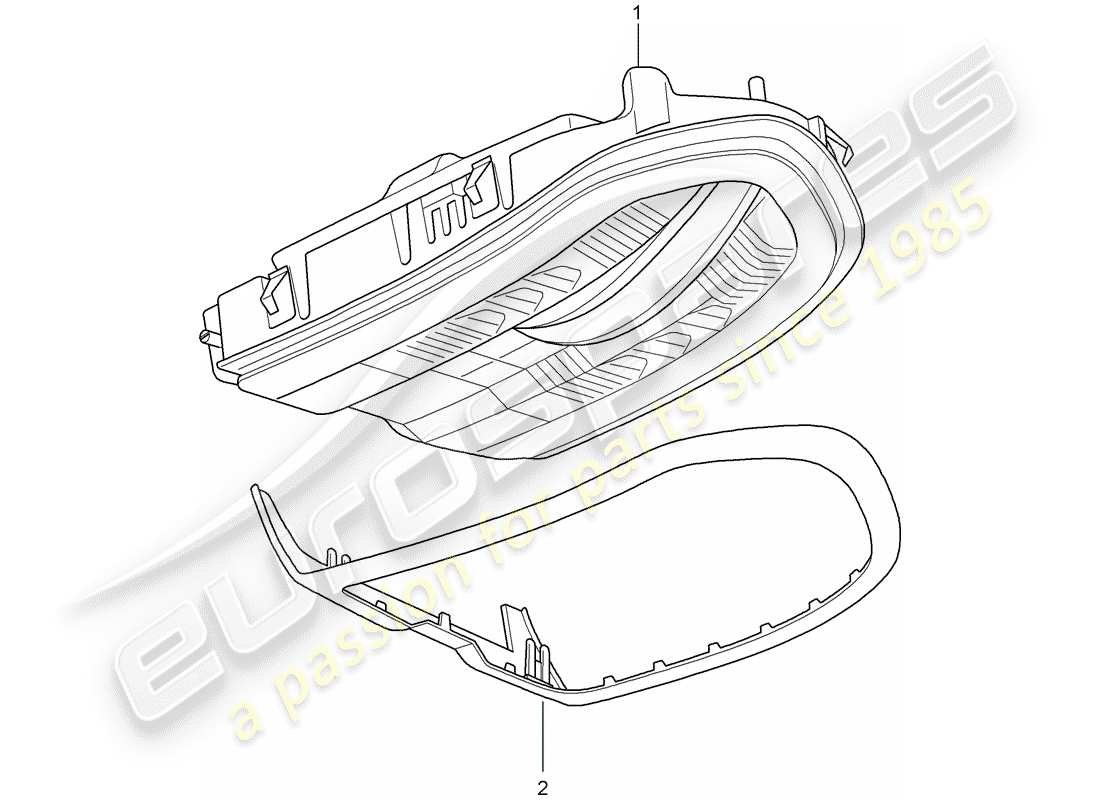 porsche 2011 (panamera 970) bracket part diagram