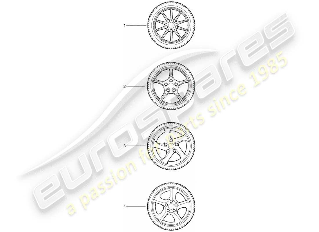 porsche tequipment catalogue (2009) gear wheel sets parts diagram
