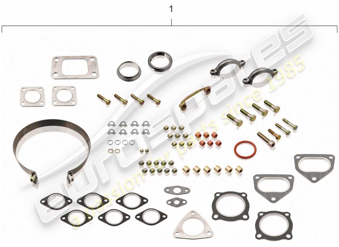 porsche 1989 (911) assembly kit - repair kit - maintenance set part diagram