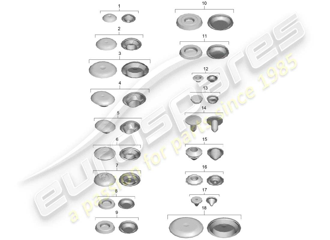 porsche 2014 (991-1 turbo) plug part diagram
