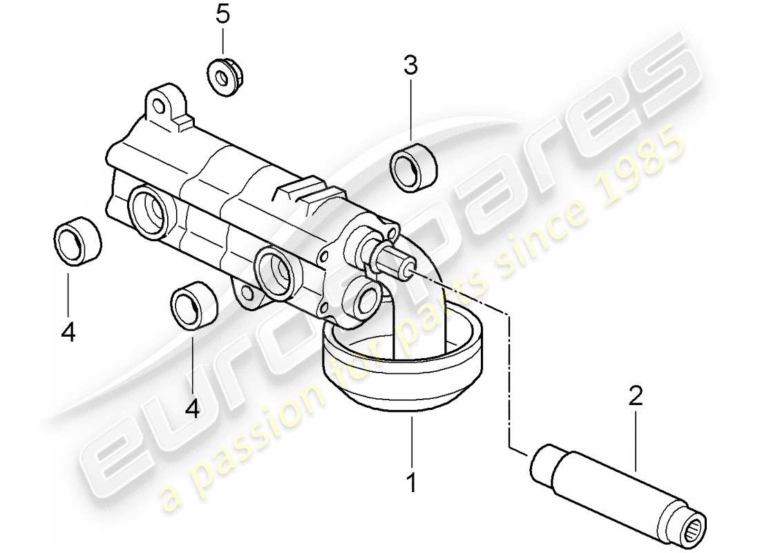 porsche 2011 (997-2 gt3) oil pump parts diagram