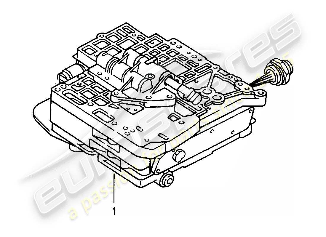 porsche replacement catalogue (1998) switch unit parts diagram