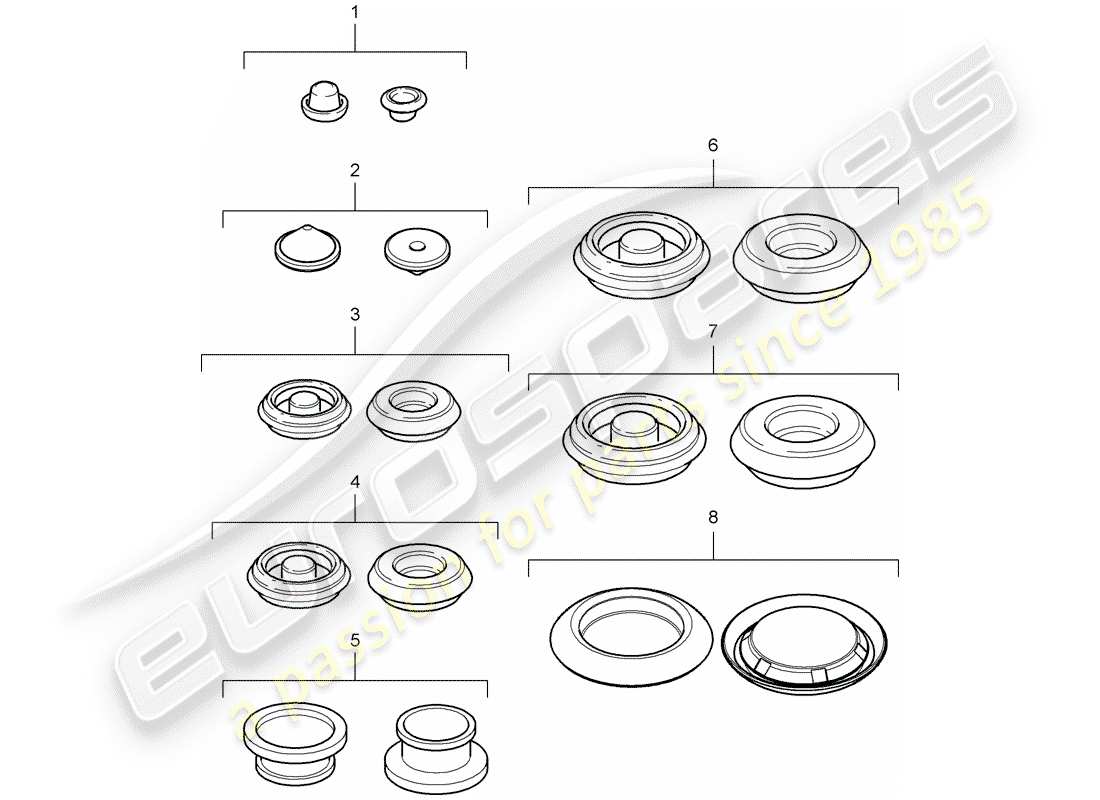porsche 911 t/gt2rs (2013) plug parts diagram