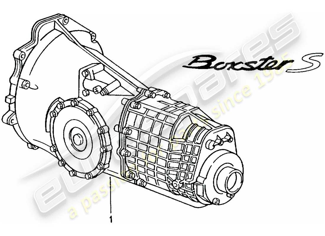 porsche 1997 (986 boxster) 6 speed manual transmission - - d - mj 2000>> part diagram
