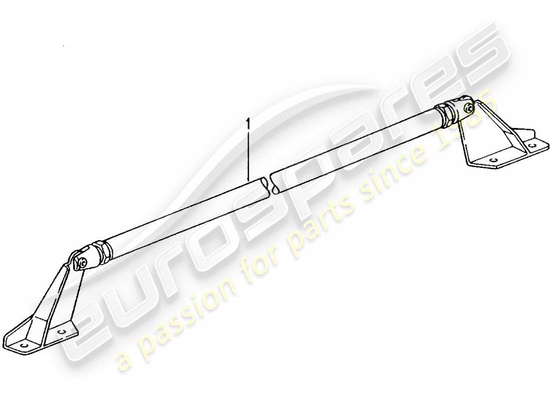 porsche 2000 (tequipment) dome strut parts diagram
