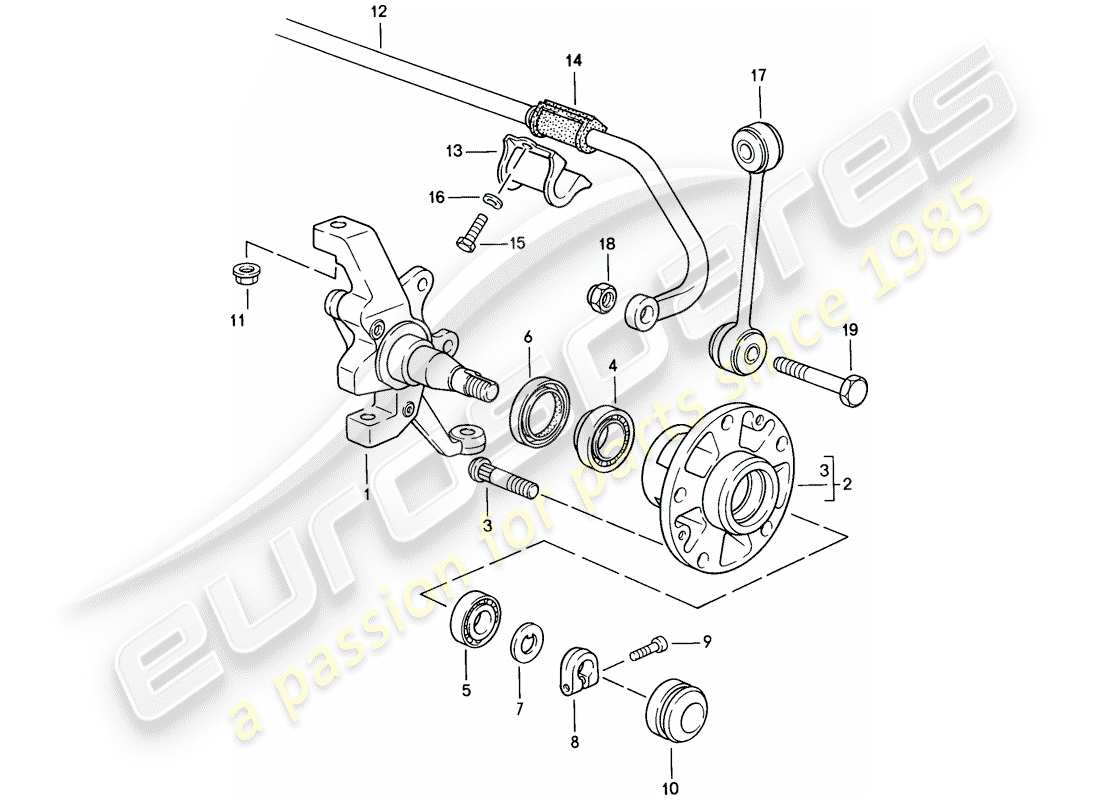 porsche 1985 (928) steering knuckle - f 92-gs861 000>> - lubricants - d - mj 1986>> - mj 1986 part diagram