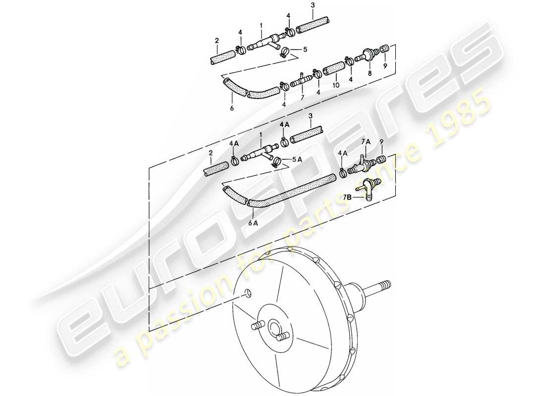 porsche 1986 (928) suction pump - m >> 82d 0608 - m >> 82d 5825 - m >> 82d 5723 - m >> 82d 0622 - m >> 82d 5834 part diagram