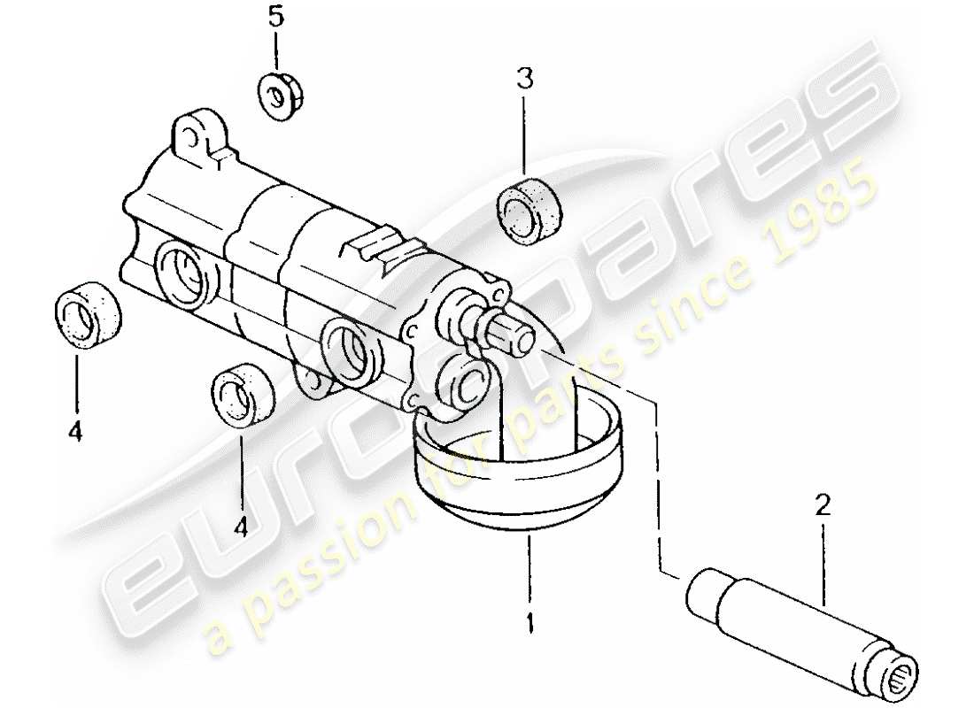 porsche 2001 (996 turbo / gt2) oil pump part diagram
