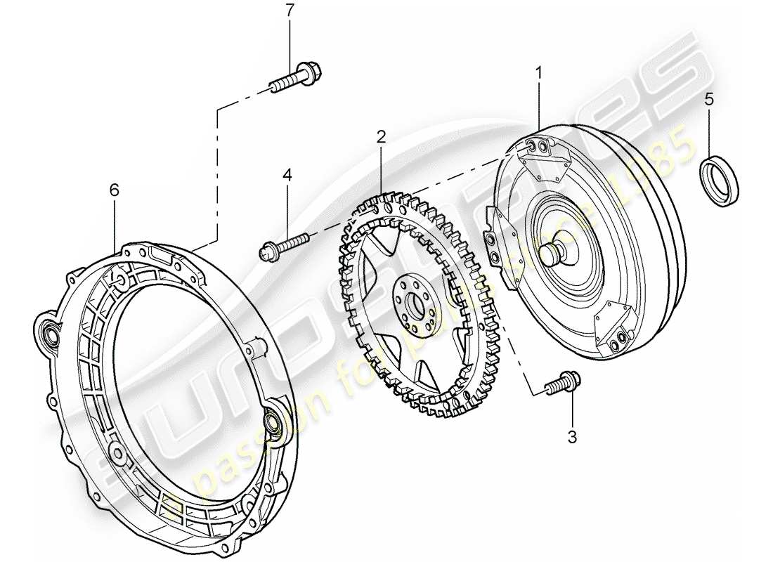 porsche 2009 997-2 turbo / gt2 tiptronic part diagram