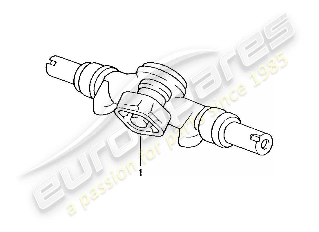 porsche replacement catalogue (2010) steering gear parts diagram