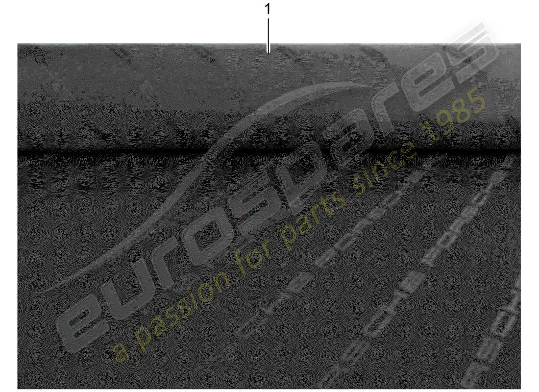 porsche 2011 (accessories) front seat - single parts - cloth part diagram