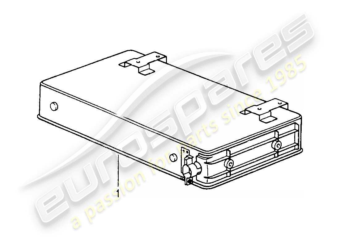a part diagram from the porsche 1985 (refurbished and exchange catalogue) parts catalogue