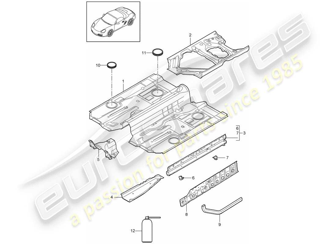 part diagram containing part number 98750195801