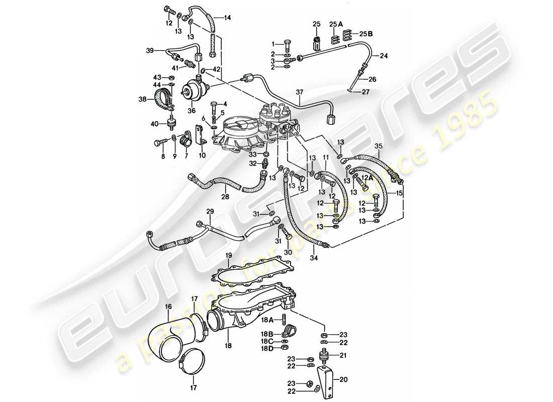 VIEW PARTS DIAGRAMS FROM THE PORSCHE 911 PARTS CATALOGUE a part diagram from the porsche 911 parts catalogue