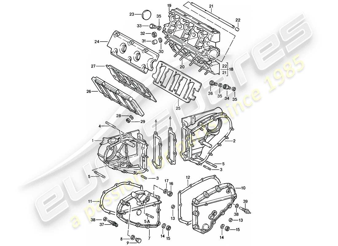 VIEW PARTS DIAGRAMS FROM THE PORSCHE 911 PARTS CATALOGUE a part diagram from the porsche 911 parts catalogue
