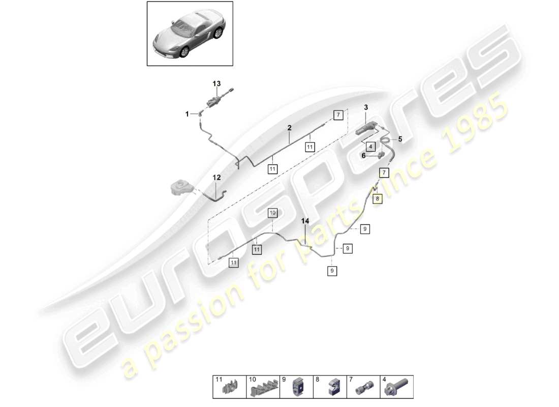part diagram containing part number 99950727240