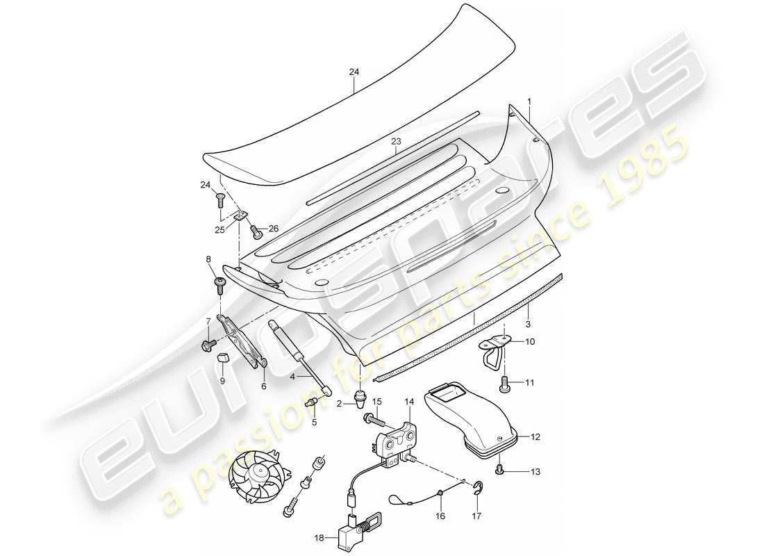 part diagram containing part number 99751297701