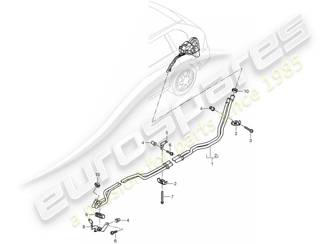 part diagram containing part number 95557288500