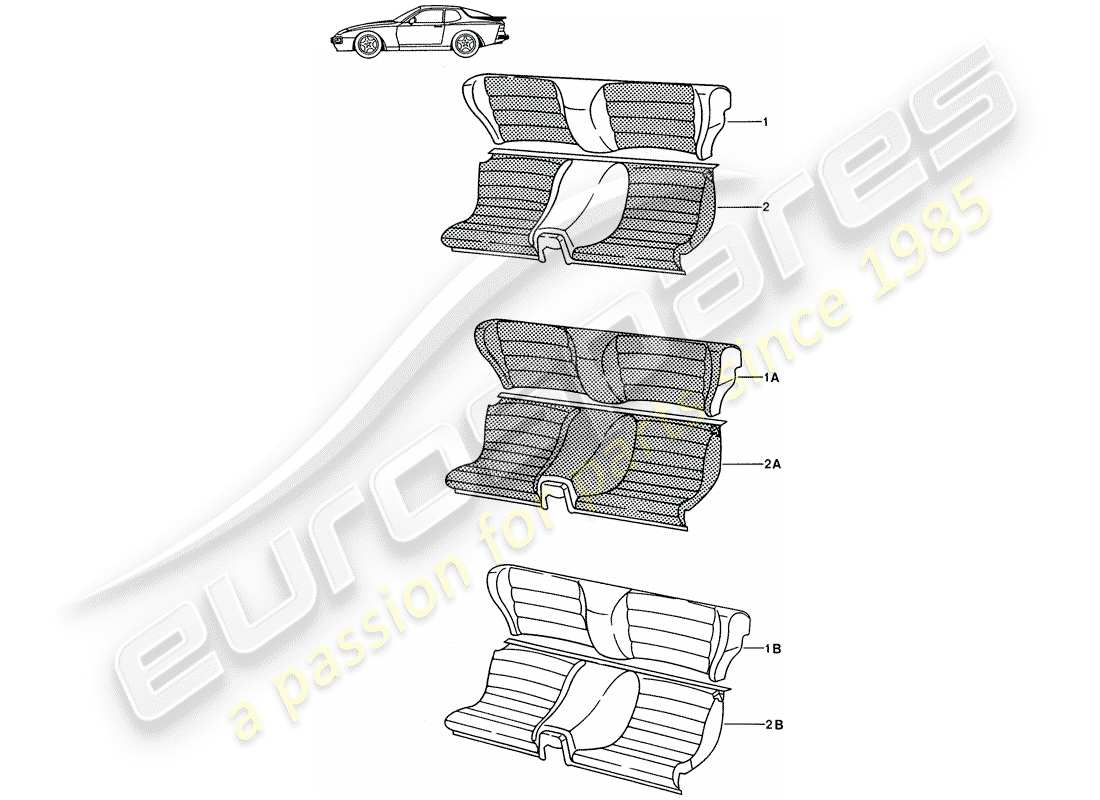 VIEW PARTS DIAGRAMS FROM THE PORSCHE ACCESSORIES AND TEQUIPMENT PARTS CATALOGUE a part diagram from the porsche accessories and tequipment parts catalogue