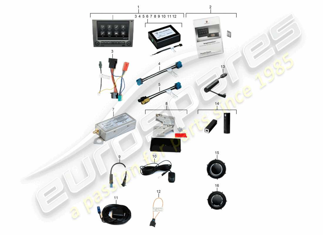 porsche 2006 (987 cayman) porsche classic communication 997, 987 management plus 05-08 see technical information 28/22 9112 part diagram