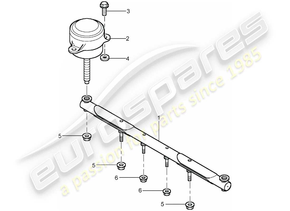 porsche carrera gt (2005) transmission suspension parts diagram