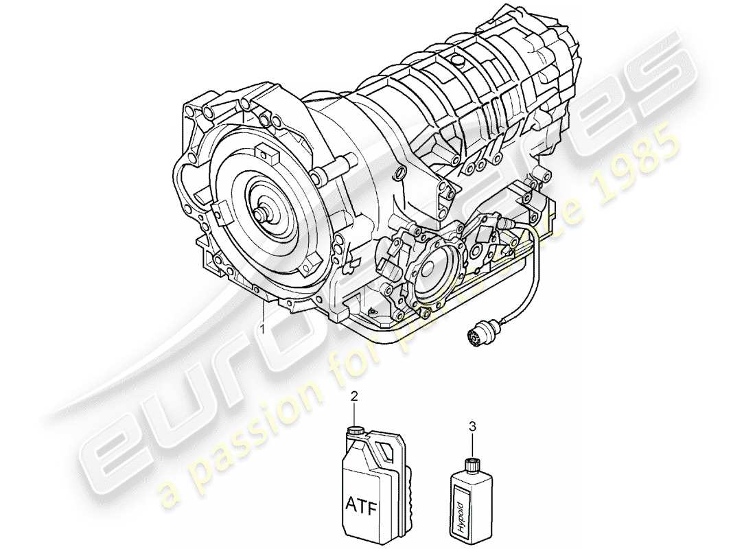 porsche 2008 (987 boxster) tiptronic parts diagram