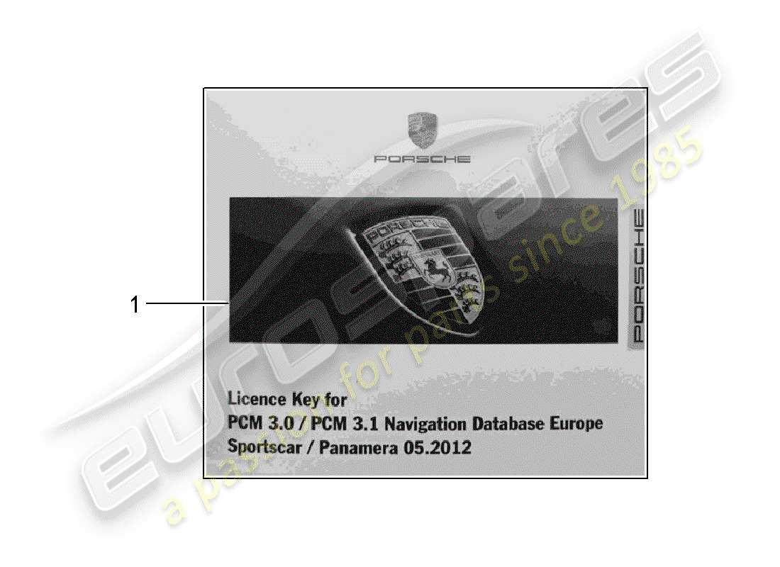 porsche 2002 (tequipment) release document for parts diagram