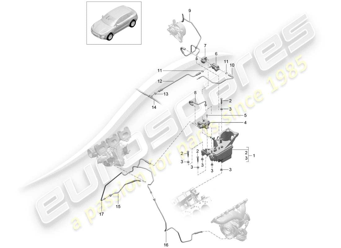 porsche 2016 (macan) for vehicles with charge part diagram