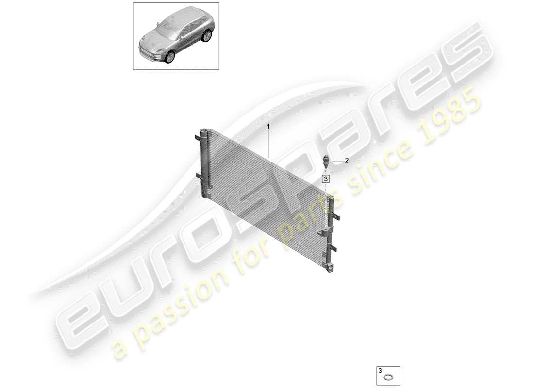 porsche 2019 (macan) capacitor part diagram