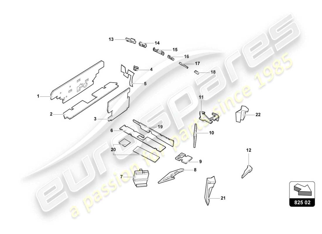 lamborghini lp610-4 coupe (2018) damping part diagram